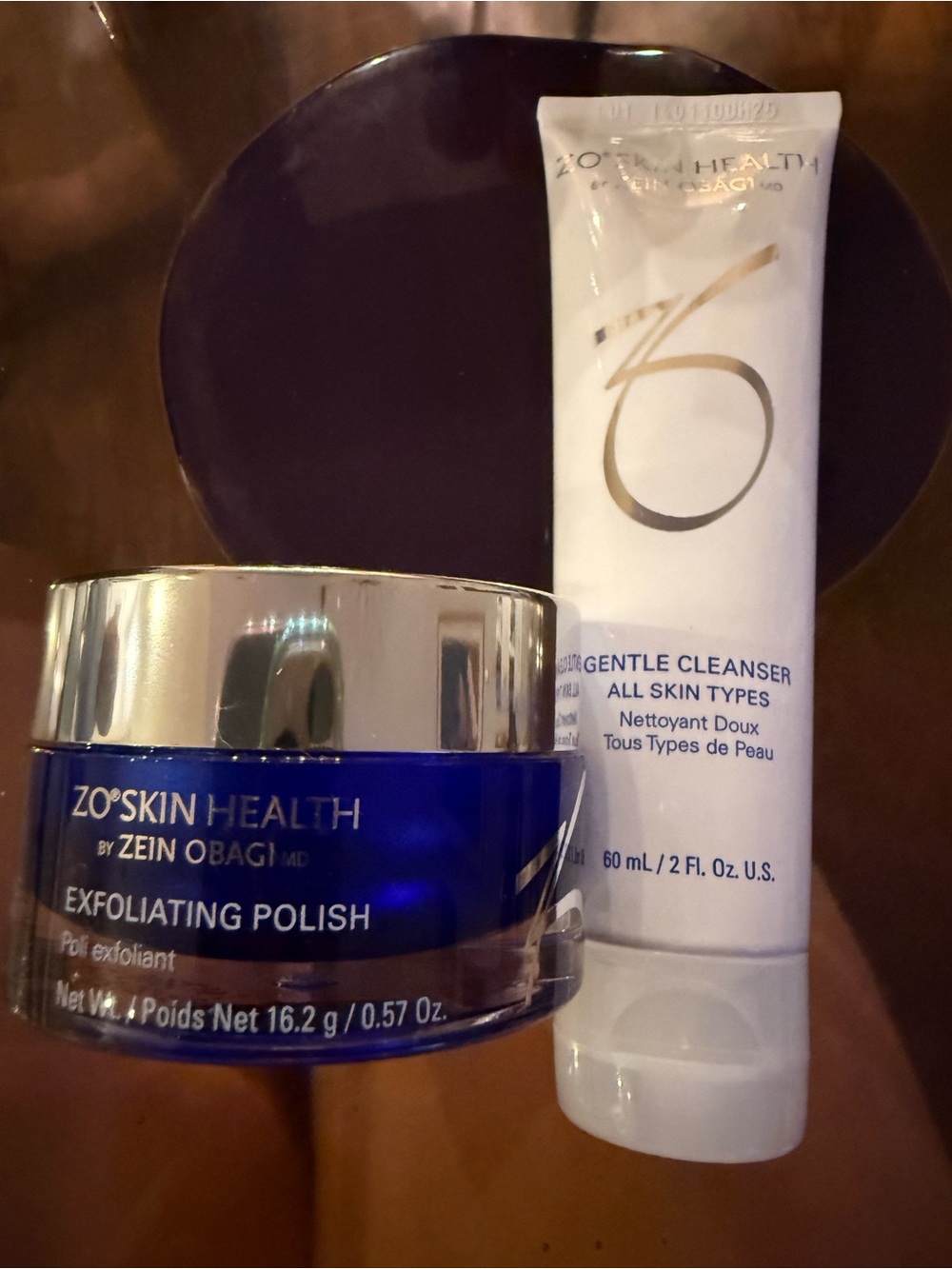 ZO Skin Health Exfoliating Polish & Gentle Cleanser - Blue